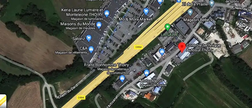 Prix contrôle technique à Thoiry