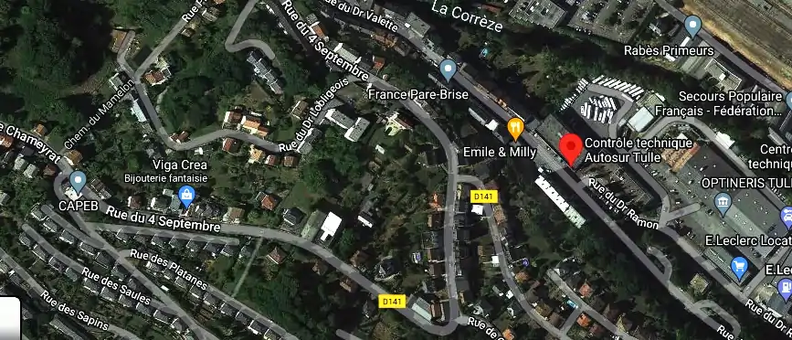 Prix contrôle technique à Tulle