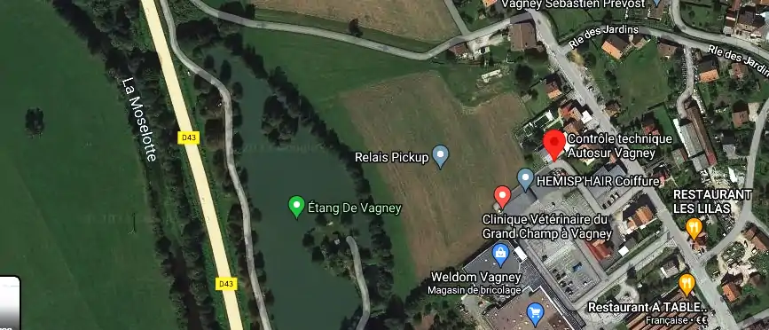 Prix contrôle technique à Vagney