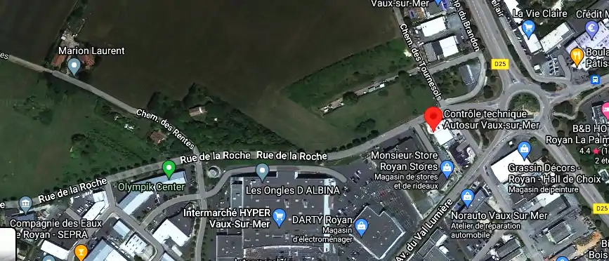 Prix contrôle technique à Vaux-sur-Mer