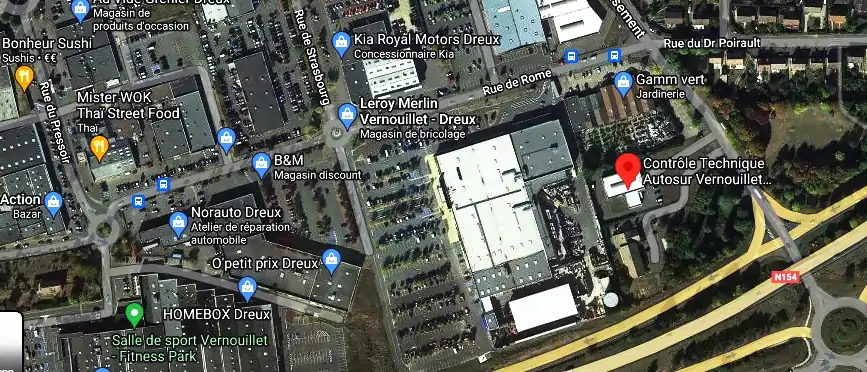 Prix contrôle technique à Vernouillet