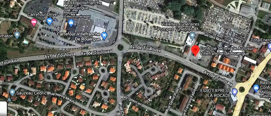 Prix contrôle technique à Villefranche-de-Rouergue