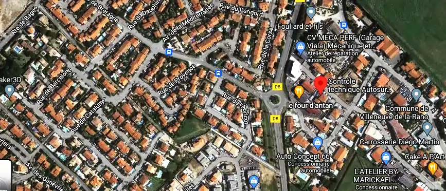 Contrôle technique Autosur Villeneuve-de-la-Raho à Villeneuve-de-la-Raho