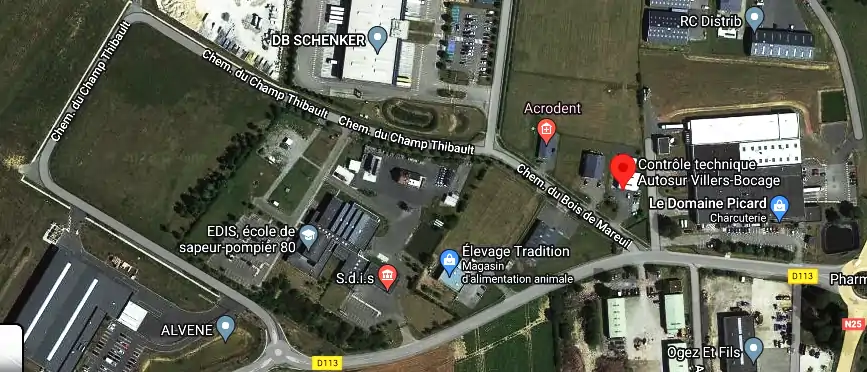 Prix contrôle technique à Villers-Bocage