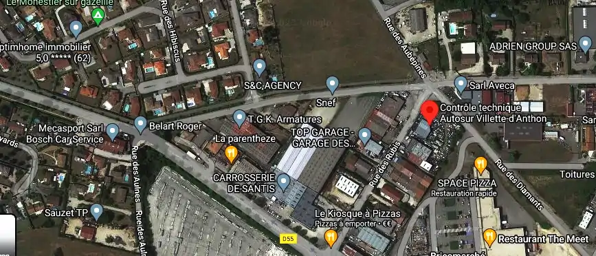 Prix contrôle technique à Villette-d'Anthon