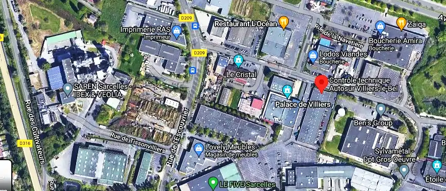 Prix contrôle technique à Villiers-le-Bel