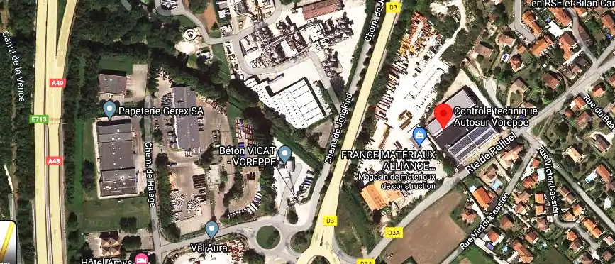 Prix contrôle technique à Voreppe