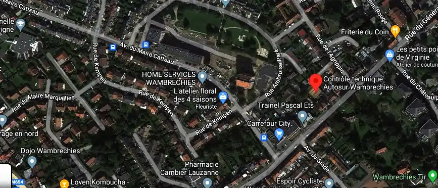 Contrôle technique Autosur Wambrechies à Wambrechies