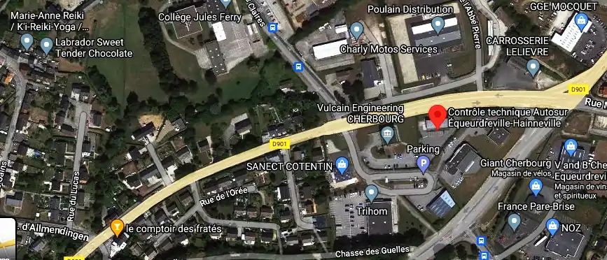 Prix contrôle technique à Equeurdreville hainneville