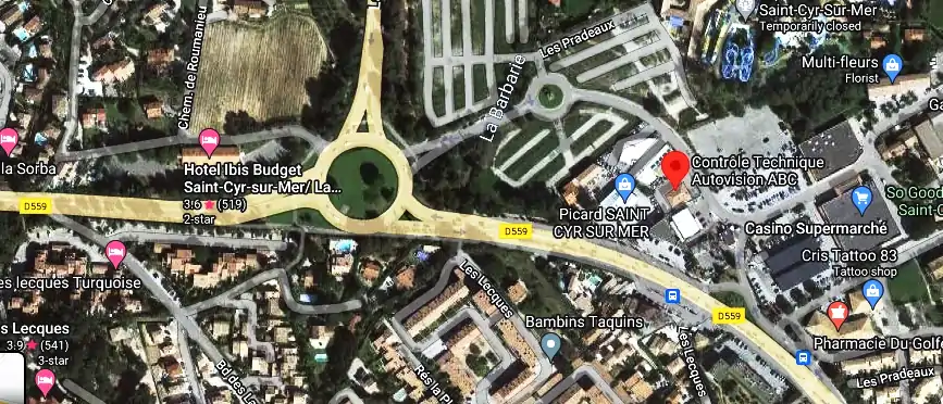 Prix contrôle technique à Saint-Cyr-sur-Mer