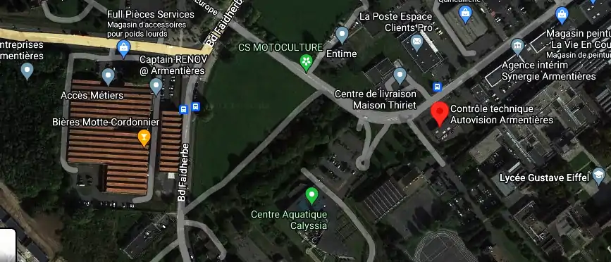 Prix contrôle technique à Armentières