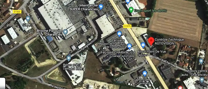 Prix contrôle technique à Charancieu