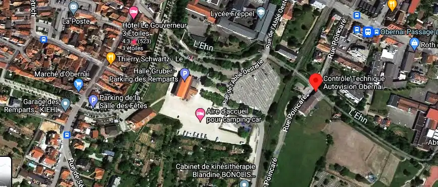 Prix contrôle technique à Obernai