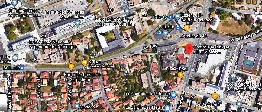 Prix contrôle technique à Talence