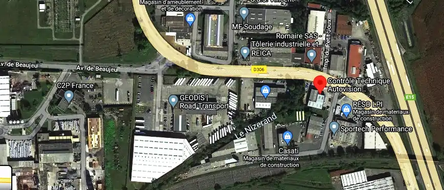 Prix contrôle technique à Arnas