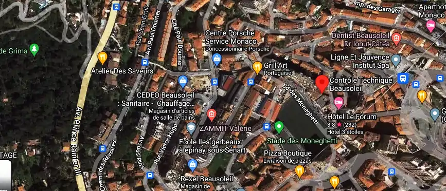 Prix contrôle technique à Beausoleil