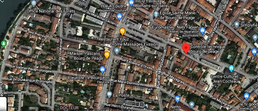 Prix contrôle technique à Bourg-de-Péage