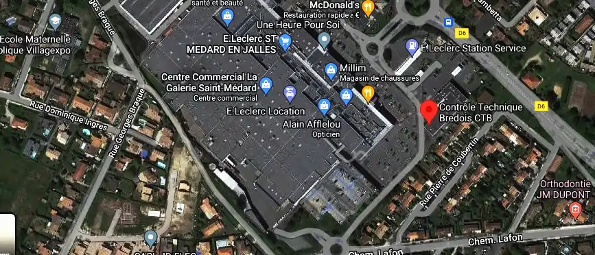 Prix contrôle technique à Saint-Médard-en-Jalles