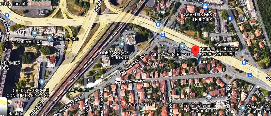 Prix contrôle technique à Cenon