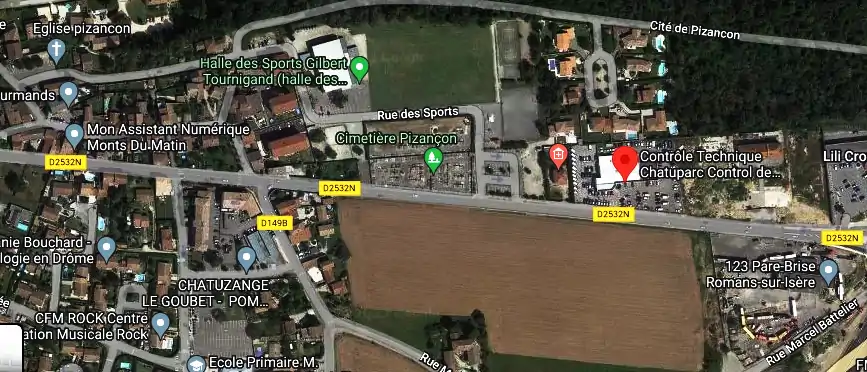 Prix contrôle technique à Chatuzange-le-Goubet