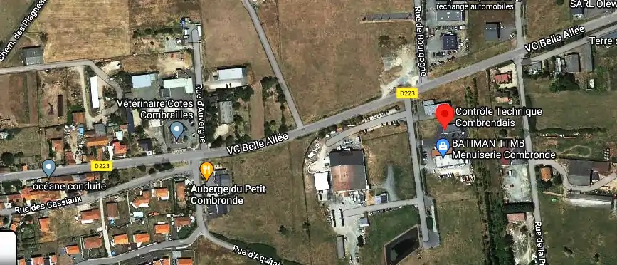 Prix contrôle technique à Combronde
