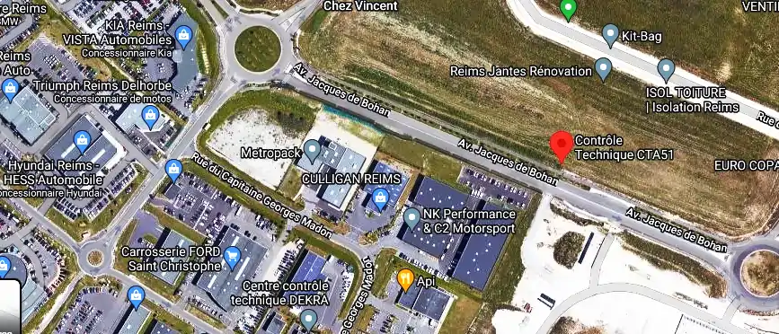 Prix contrôle technique à Cernay-lès-Reims