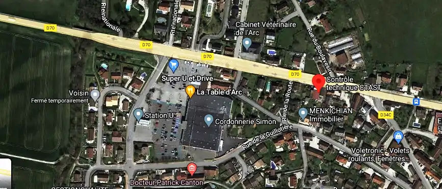 Prix contrôle technique à Arc-sur-Tille