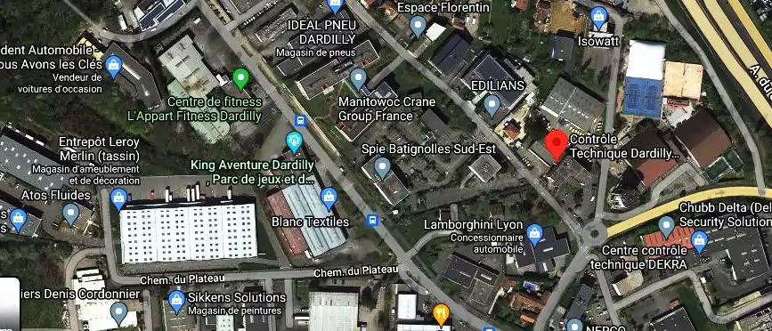 Prix contrôle technique à Dardilly