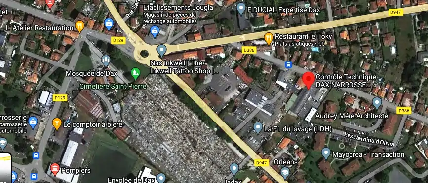 Prix contrôle technique à Dax
