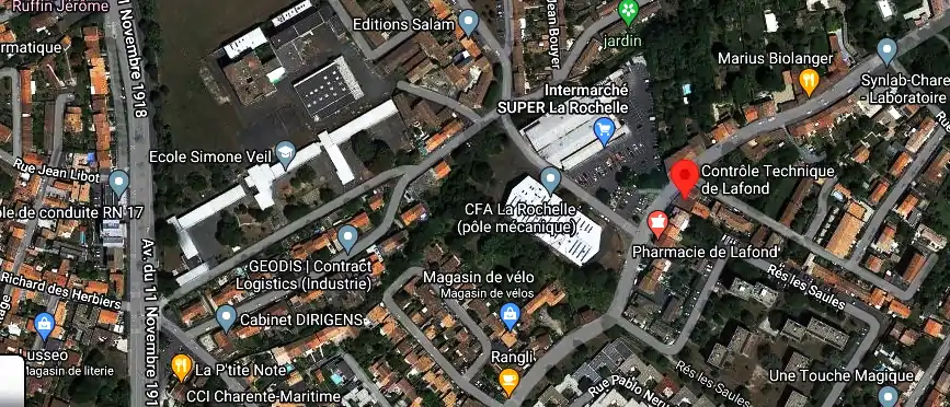 Prix contrôle technique à La Rochelle