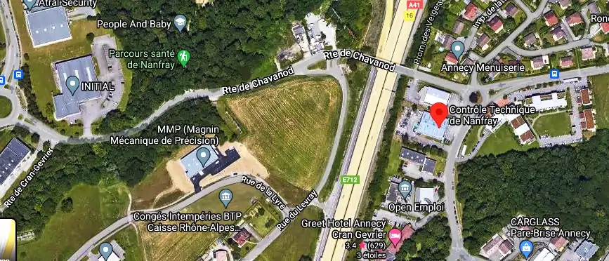 Prix contrôle technique à Annecy