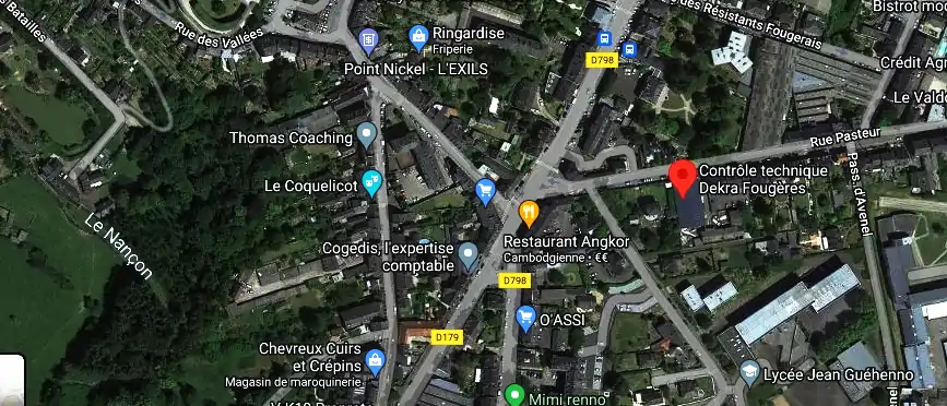 Prix contrôle technique à Fougères