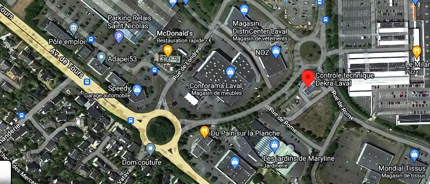 Prix contrôle technique à Laval