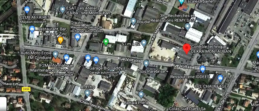 Prix contrôle technique à Montauban