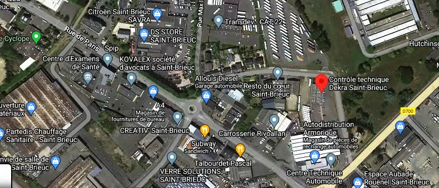 Prix contrôle technique à Saint-Brieuc