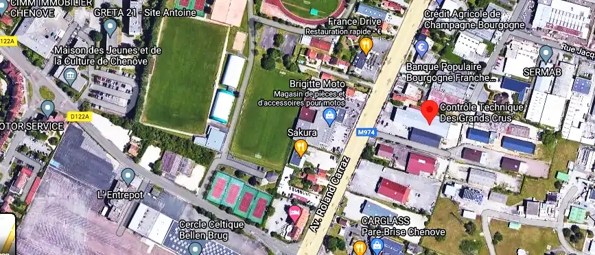 Prix contrôle technique à Chenôve