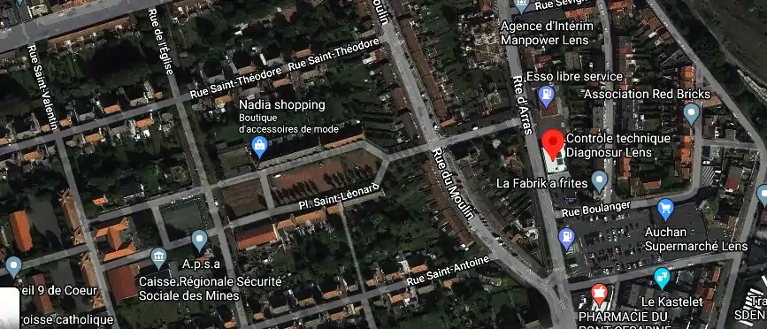 Prix contrôle technique à Lens