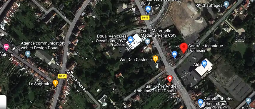Prix contrôle technique à Douai