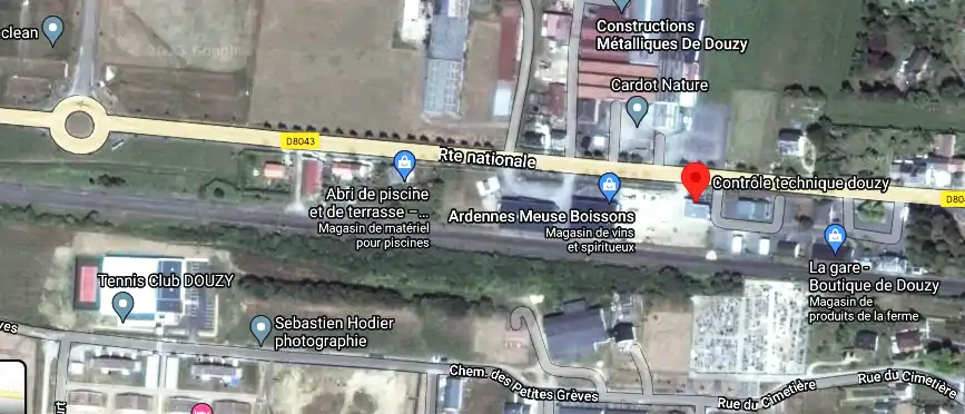 Prix contrôle technique à Douzy