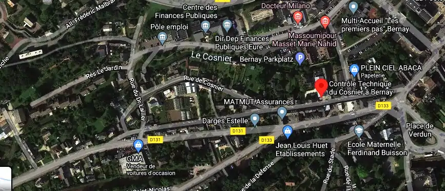 Prix contrôle technique à Bernay