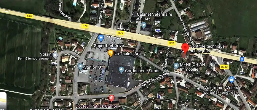 Prix contrôle technique à Arc-sur-Tille