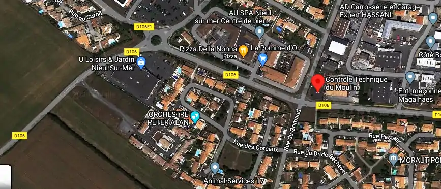 Prix contrôle technique à Nieul-sur-Mer