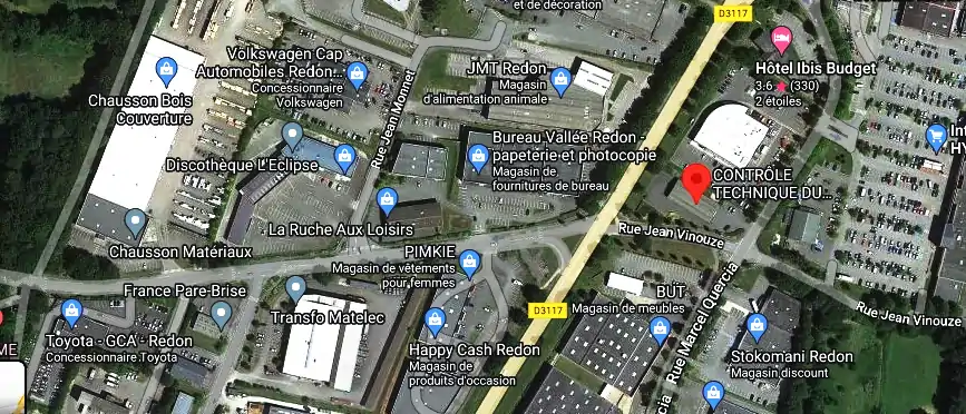 Prix contrôle technique à Redon
