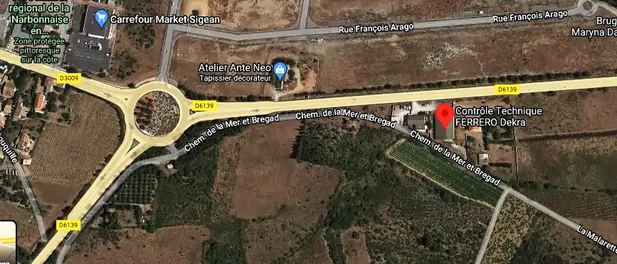 Prix contrôle technique à Sigean