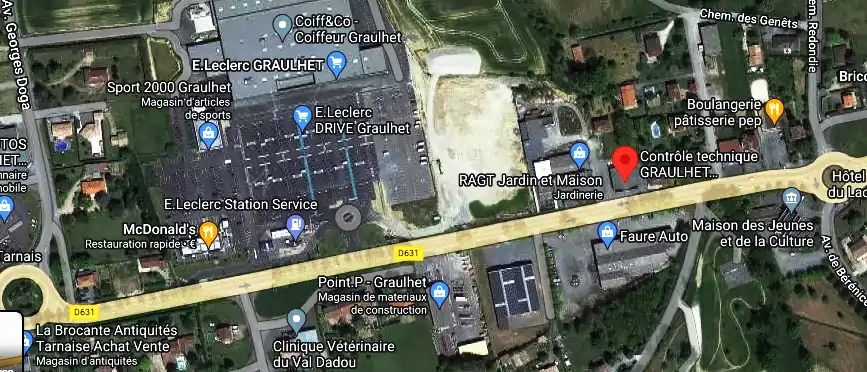 Prix contrôle technique à Graulhet