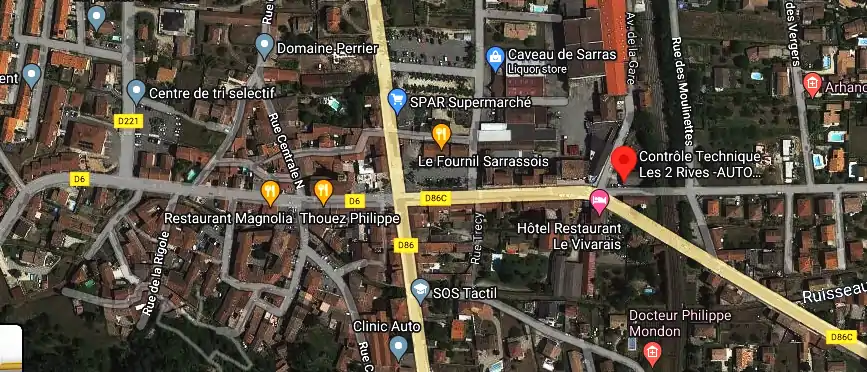 Prix contrôle technique à Sarras