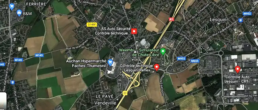 Prix contrôle technique à Lesquin