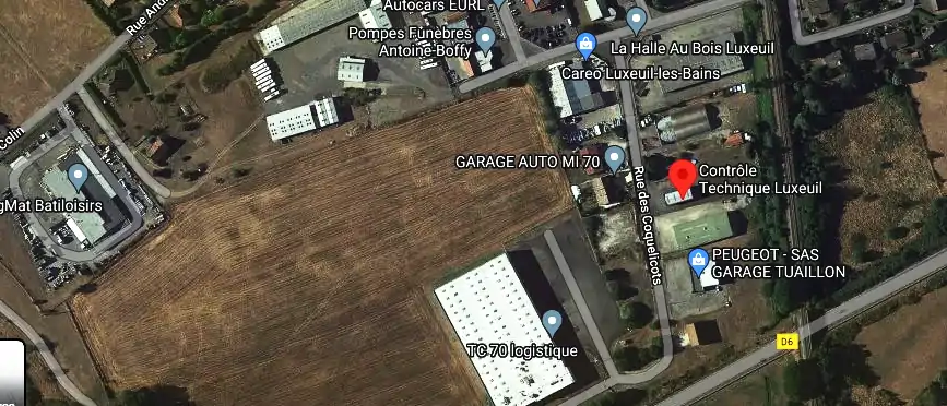 Prix contrôle technique à Luxeuil-les-Bains