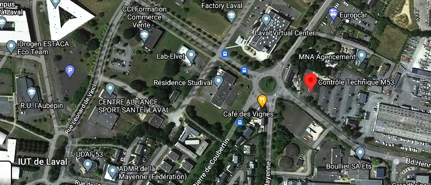 Prix contrôle technique à Changé