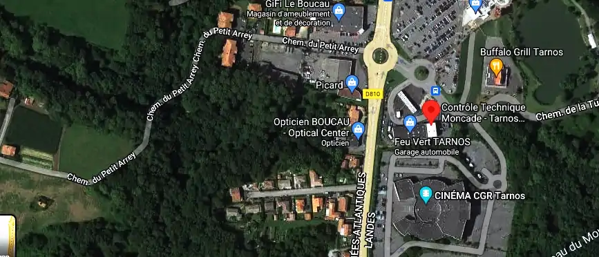 Prix contrôle technique à Tarnos